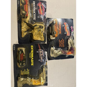 1995 Matchbox Power Rangers Movie Die-Cast Lot - 3 Cars SEALED (Cut Cards)